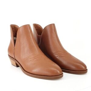 Lauren Ralph Lauren Ankle Boots‎ Bootie Size 5.5 B Womens Prestyn Brown Leather